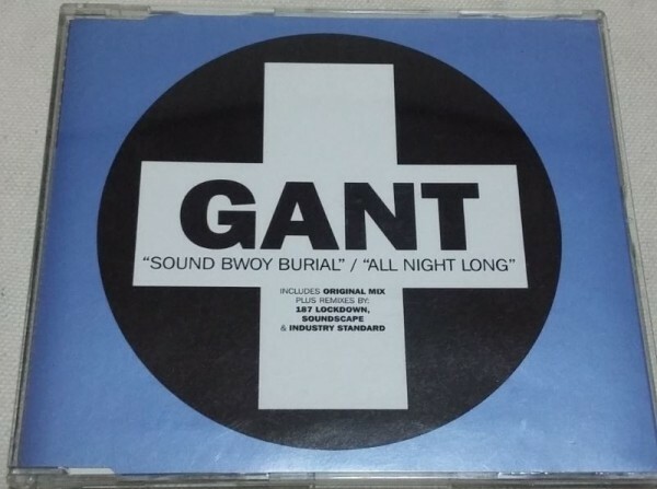 USMUS ★ 中古CD シングル Gant : Sound Bwoy Burial / All Night Long 1997年 美品