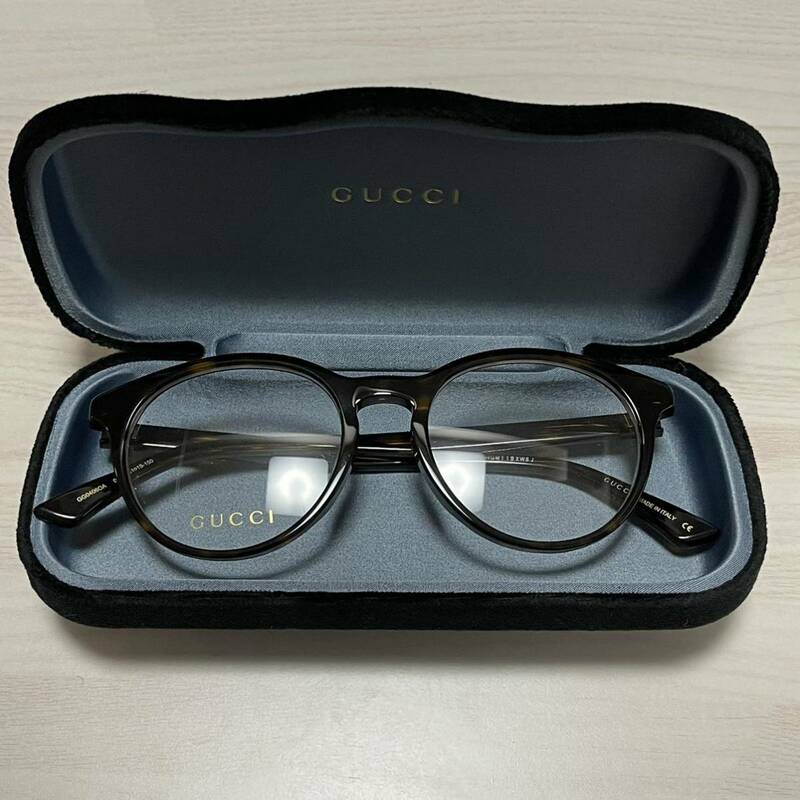 グッチ（GUCCI） ブランドロゴデザインメガネ　眼鏡　メガネフレーム 新品　未使用　箱付き（メガネケース）