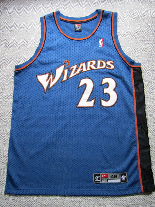NBA JORDAN #23 WIZARDS マイケル・ジョーダン　ウィザース NIKE製　ナイキ ユニフォーム　オーセンティック　ジャージ バスケ シャツ 刺繍