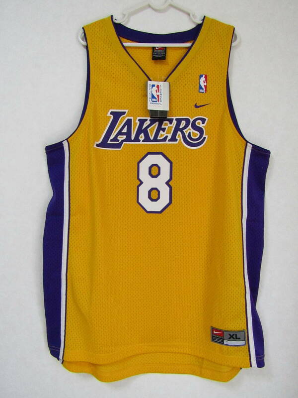 ■美品 NBA LAKERS コービー・ブライアント BRYANT #8 ロサンゼルス・レイカーズ NIKE ナイキ製　ユニフォーム　バスケ ゲームシャツ