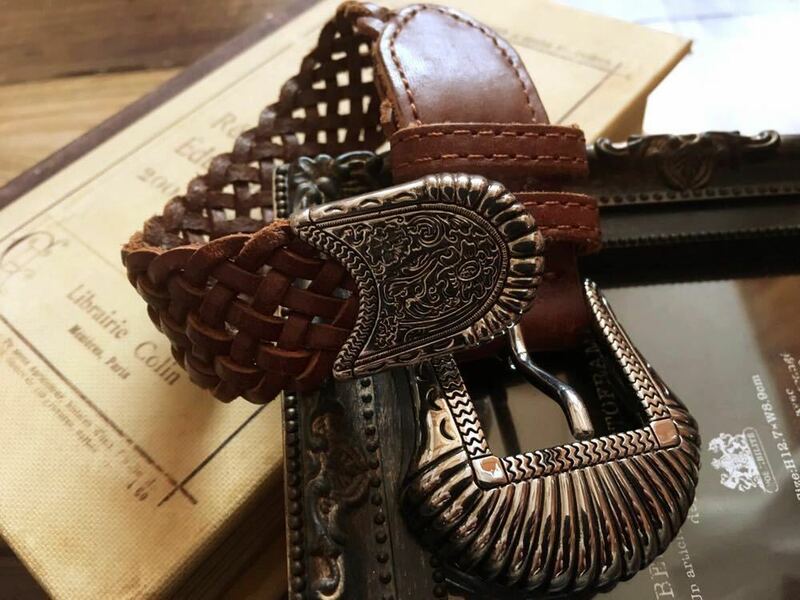 SLY ACCE ベルト ヴィンテージ ブレスレット バングル レザー アクセサリー western bracelet vintage accessory アメカジ ウエスタンG