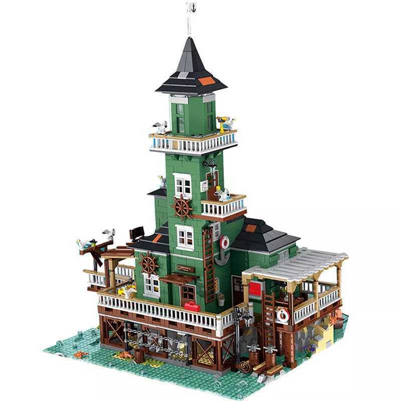最安値[新作] LEGO互換 LEGO風 クリエイター ボートハウス ライトハウス 3452 ピース