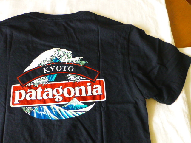 新品 patagonia FA2018年モデル M'S Hokusai Wave LW Cotton T-Shirt Kyoto Sサイズ BLK-S-ブラック 北斎 KYOTO 京都 パタゴニア PATAGONIA