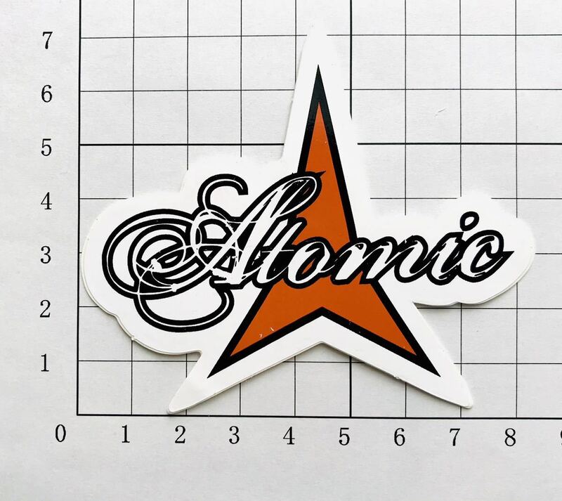ATOMIC Snowboards Trademark ステッカー アトミック スノーボード トレードマーク ステッカーB