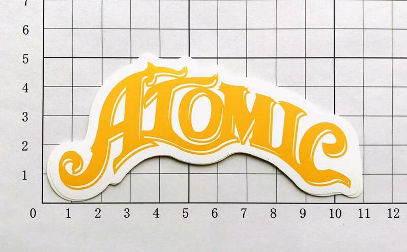 ATOMIC Snowboards Newly Logo ステッカー アトミック スノーボード ロゴ ステッカーC