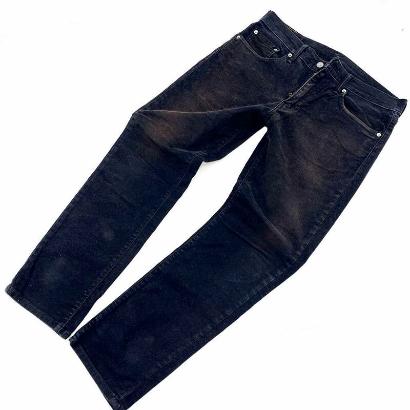 リーバイス ★ LEVIS 04511-1764 511 ブラック コットン パンツ ストレート W32 アメカジ ストリート カジュアル 古着 人気 定番■Ja1577