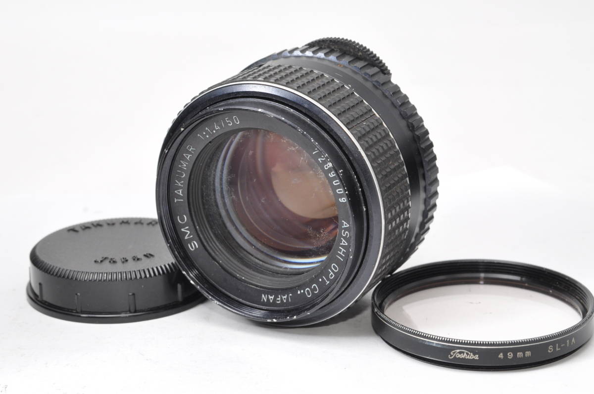 動作好調 ペンタックス PENTAX SMC TAKUMAR 50mm F1.4 【7289009】 ♯A142