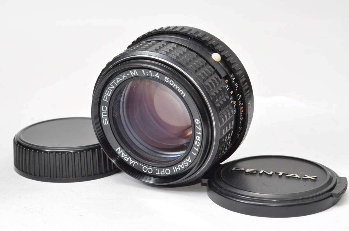 外観きれい・動作好調 ペンタックス SMC PENTAX-M 50mm F1.4 【6716211】 ♯A149