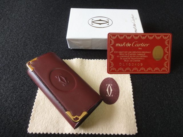 【カルティエ】Cartier 四連キーケース ※箱他付 未使用品 全国一律送料870円