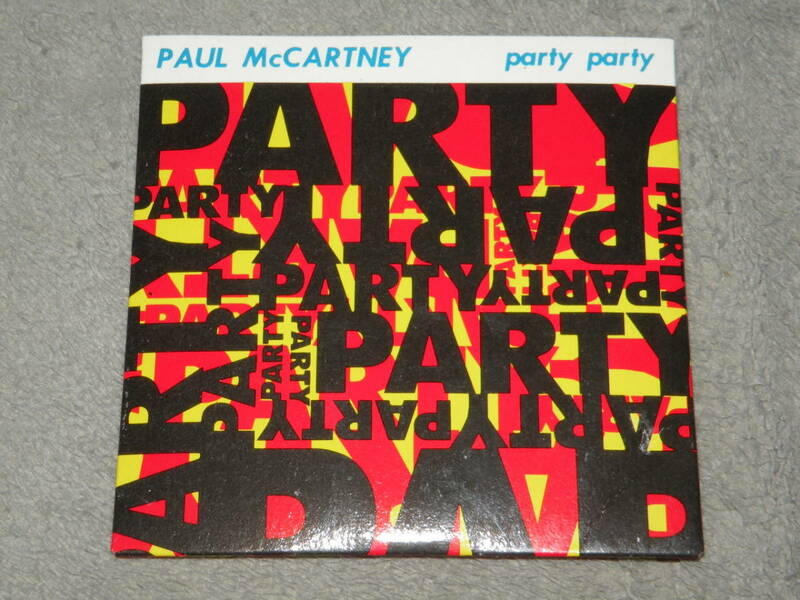 Paul McCratney / PARTY PARTY 輸入盤8cmCD 紙ジャケット 即決