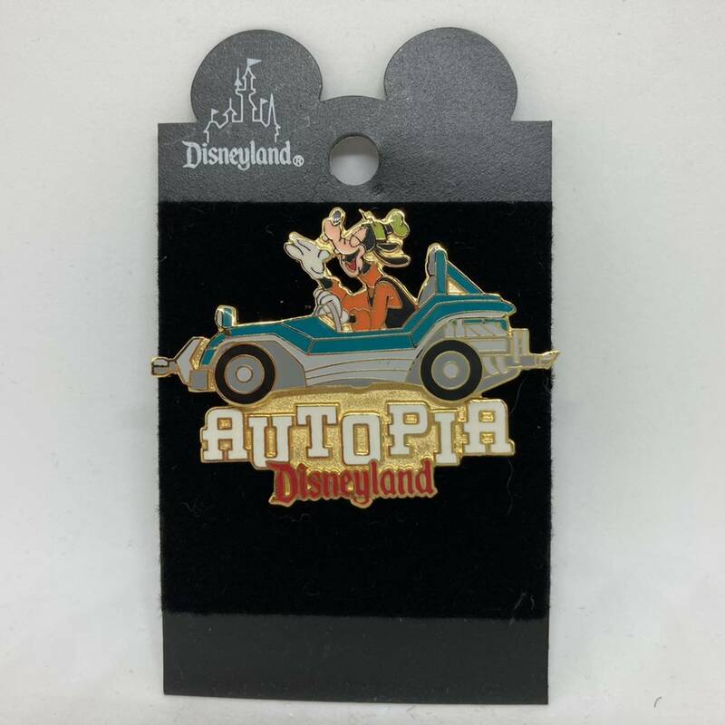 ♪♪ 136 DLR Disneyland アメリカ ピンバッジ グーフィー オートピア Autopia Goofy 3D ピン 2000年