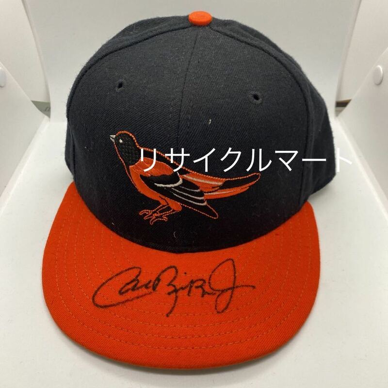 希少 レア Cal Ripken Jr.【カル リプケンJr.】 直筆サイン付き　キャップ　オリオールズ NEW ERA PRO MODEL サイズ７１/8　ニューエラ