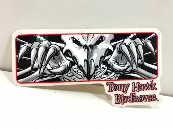【 TONY HAWK 】トニーホーク / デッドストック / Birdhouse バードハウス バードマン / スケートボード ステッカー / ビンテージ C4