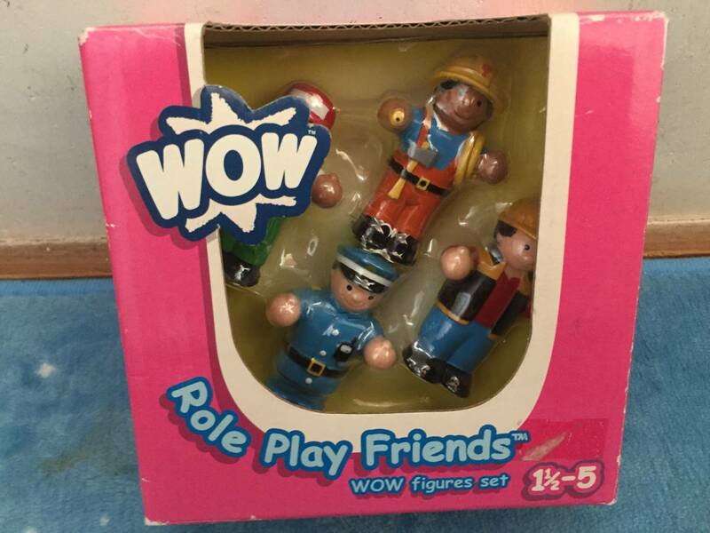 WOW toys　Role Play Friends　ワオトイズ　WOW Figures Set　働く人　04090　1990古い年代?　古い玩具　フィギア　新品