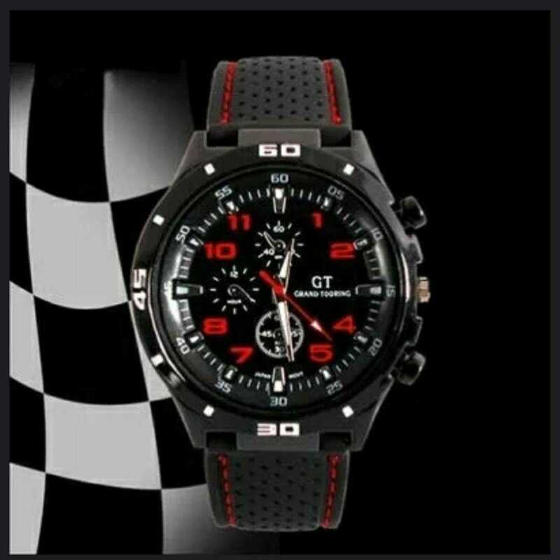 新品　腕時計　スポーツ　ビジネス　黒 　赤　4