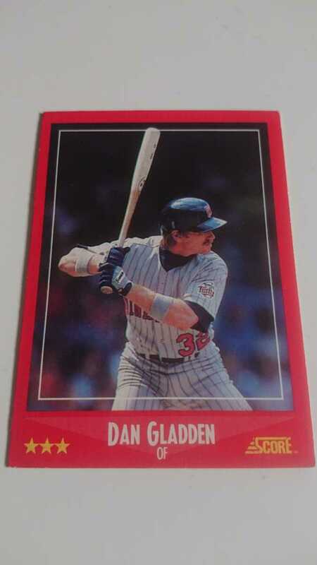 ダン・グラッデン！元巨人1988SCORE 324 MLBミネソタ・ツインズ