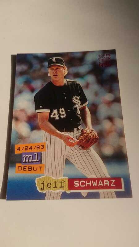 ジェフ・シュワーズ元横浜ベイスターズ1994TSC482 MLBシカゴ・ホワイトソックス