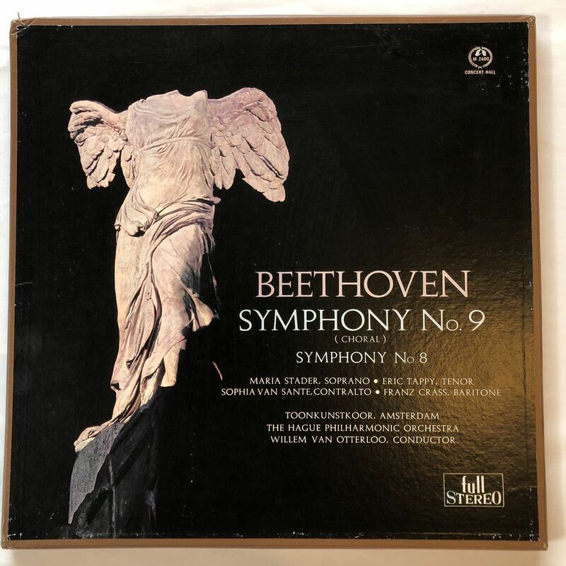 中古　レコード　コンサートホール・ソサエティー　ベートーヴェン　交響曲9番　合唱　8番　2枚組　世界最大のレコード通販会社