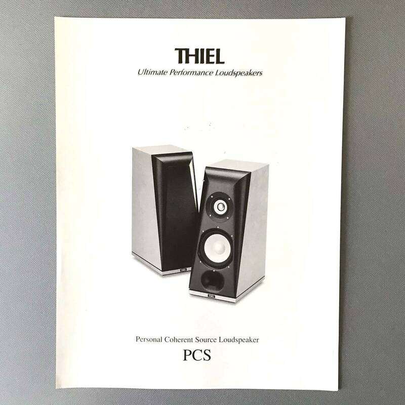 CL【カタログ】THIEL ティール Ultimate Performance Loudspeakers PCS 3ウェイスピーカー 2000年