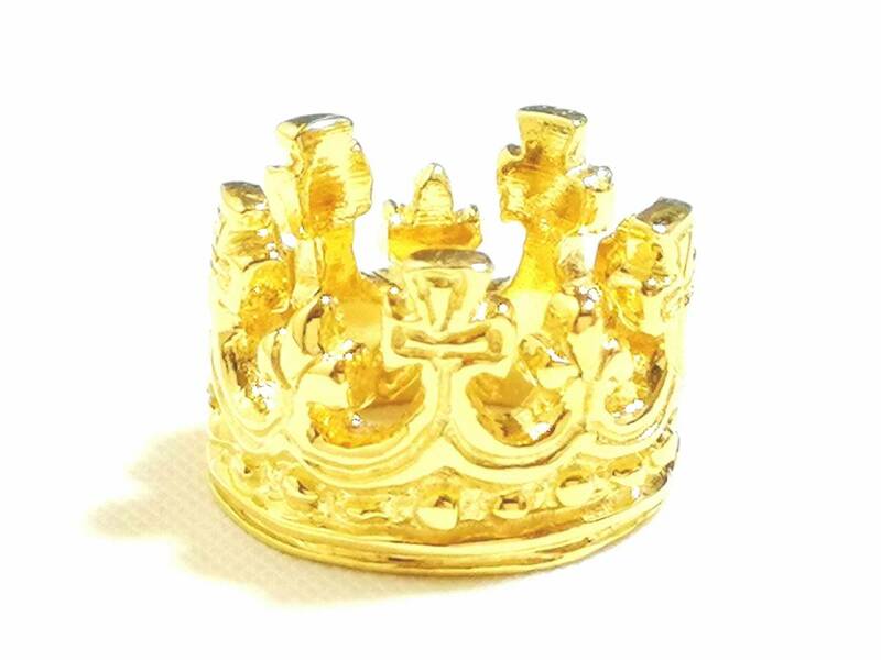 ☆最上級 K18 本物 正規品 ロイヤルオーダー Tiny Crown Pendant 18K Gold タイニークラウン ペンダントトップ☆