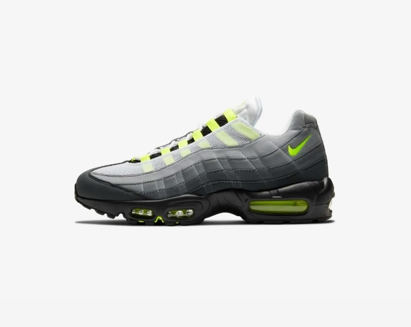 NIKE AIR MAX 95 OG NEON YELLOW 26cm US8 イエロー グラデ 新品 1 90 97 98 am