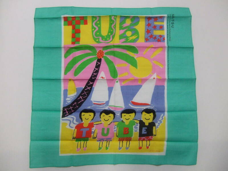 TUBE　N・A・T・S・U　KEN DONE オリジナル・バンダナ　チューブ　夏　ナツ　未使用 当時物