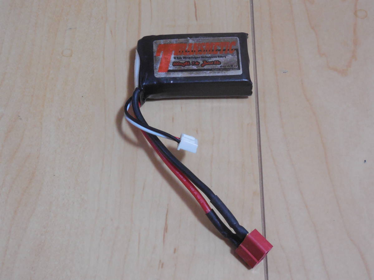 1-607 TRANS METIC 7.4V LI-PO バッテリー 800
