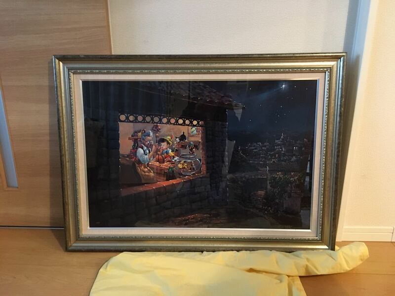 ディズニー絵画 ピノキオ「ザ・ウィッシング・スター」作品証明書 限定50部