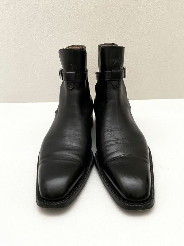 JOSEPH size41 イタリア製レザーブーツ ジョッパーブーツ ブラック 黒 メンズ ジョセフ 美品 革靴