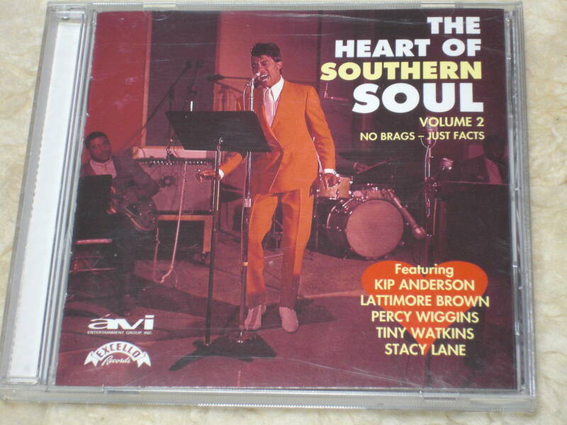 US盤CD 　VA. ： The Heart Of Southern Soul, Volume 2: No Brags ― Just Facts 　　（Excello CD 3019）　　　B