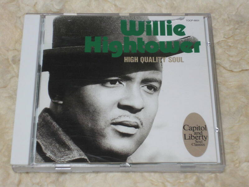 日本盤CD　Willie Hightower ： High Quality Soul 　（Capitol Records TOCP-6601）　　　B