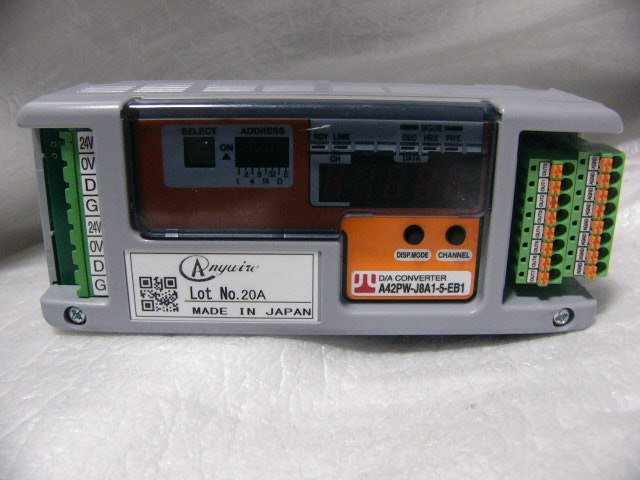 ★動作保証★ Anywire A42PW-J8A1-5-EB1 アナログ出力8点ターミナル Euro端子台 省配線機器