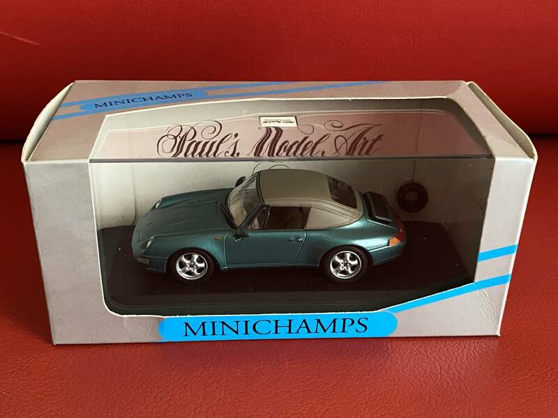 MINICHAMPS★ポルシェ PORSCHE 911 CABRIOLET SOFTTOP GREEN METALLIC 1/43 ミニカー