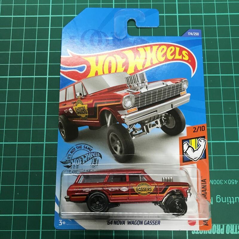 ホットウィール Hot Wheels '64 NOVA WAGON GASSER ブリスター傷み有