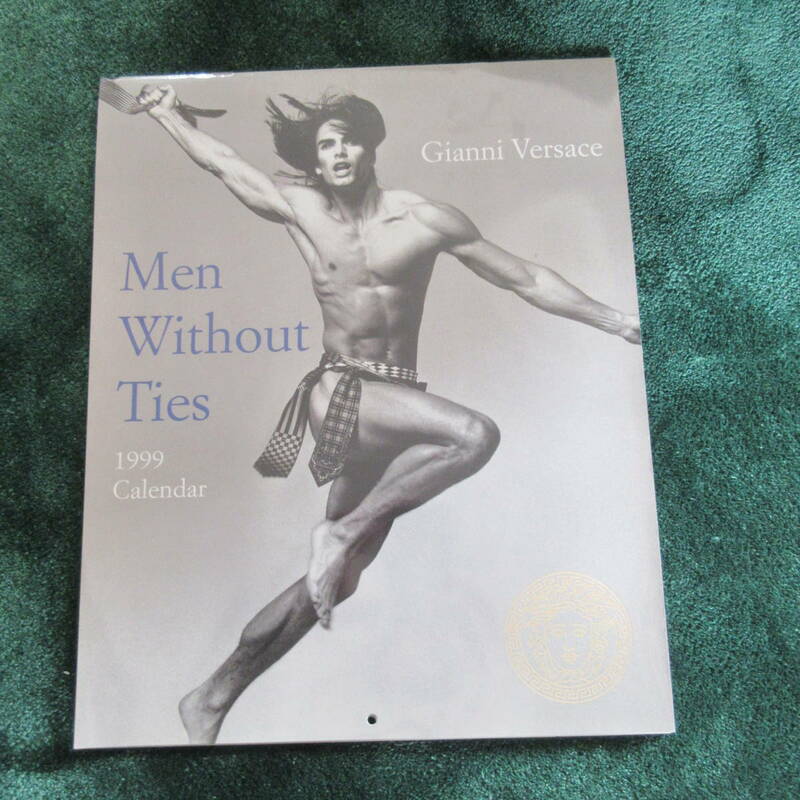 ジャンニ ヴェルサーチ カレンダー 「Men without Ties」VERSACE 1999年 超レア 美品