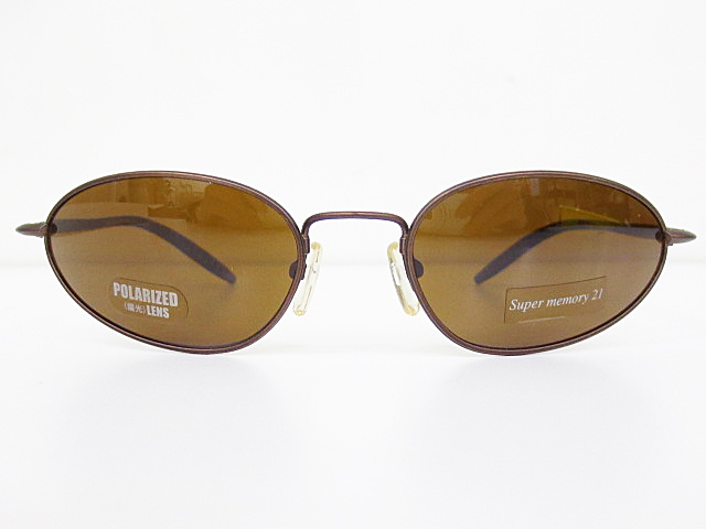 ∞【デッドストック】Super memory 21 スーパーメモリー21 SM-903SG COL.20 メタルフレーム フルリム ブラウン □H8