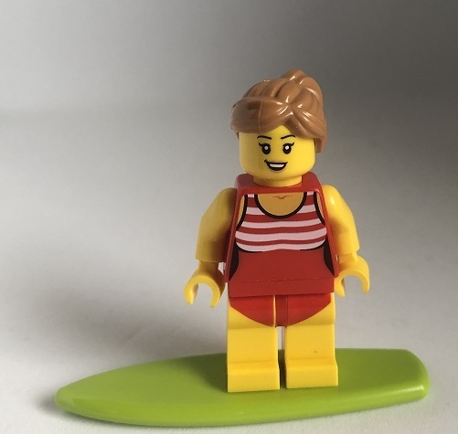 即決　新品　未使用　レゴ　LEGO　ミニフィグ　ミニフィギュア　シティ　タウン　サーファー　サーフィン