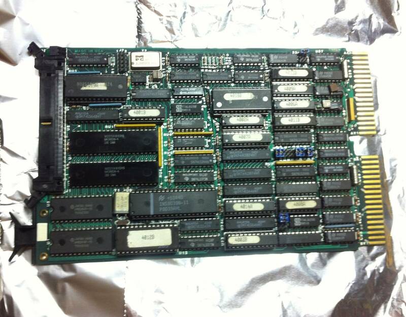 SMS 9001425-0001 Q-BUS FLOPPY DISK / TAPE CONTROLLER　USED/Vintageビンテージ (DEC PDP11,VAX Unibus,Scientific Micro Systems,inc)