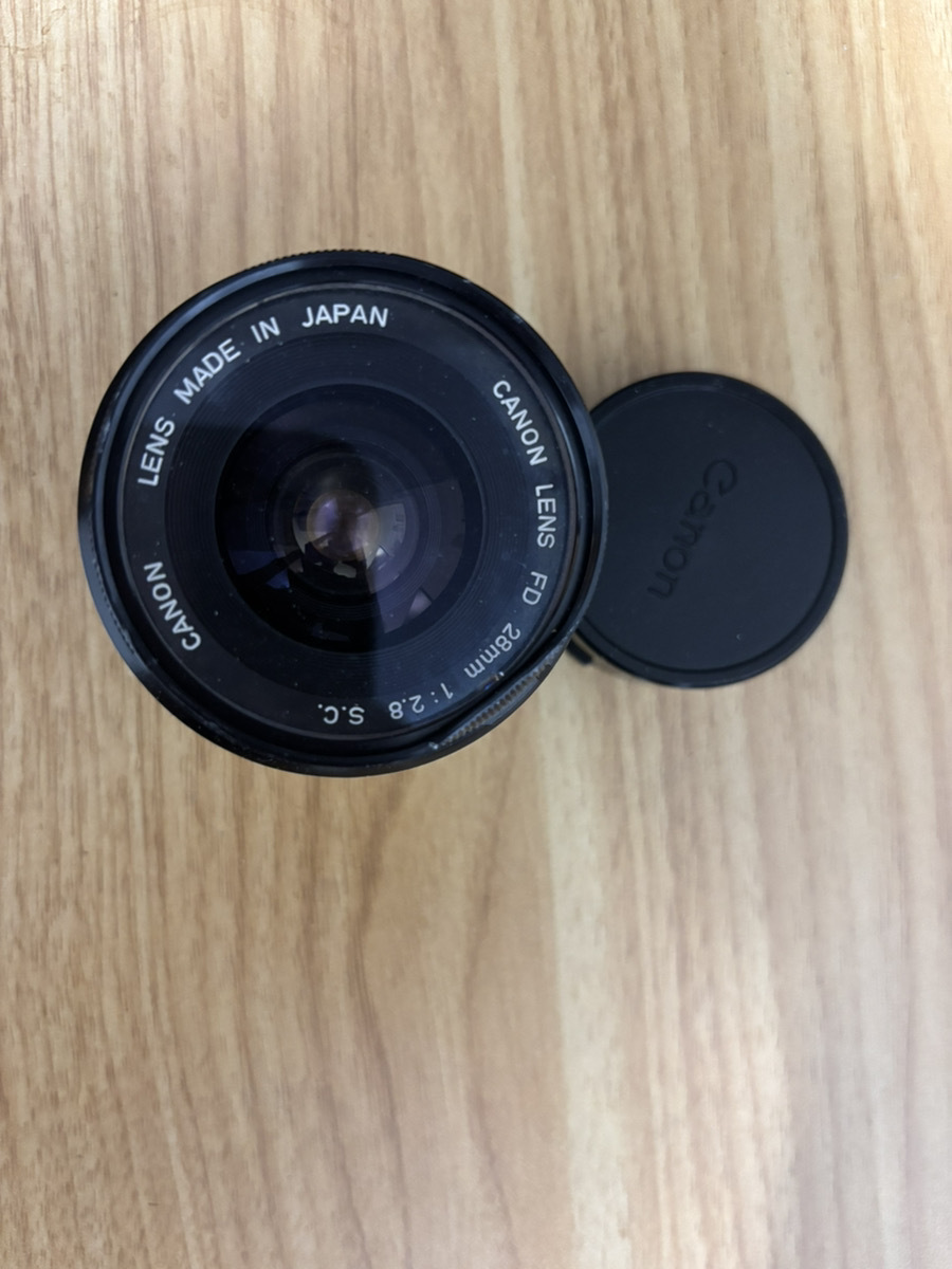 canon fd 28mm 2.8 s.c. 現状品 動作未確認