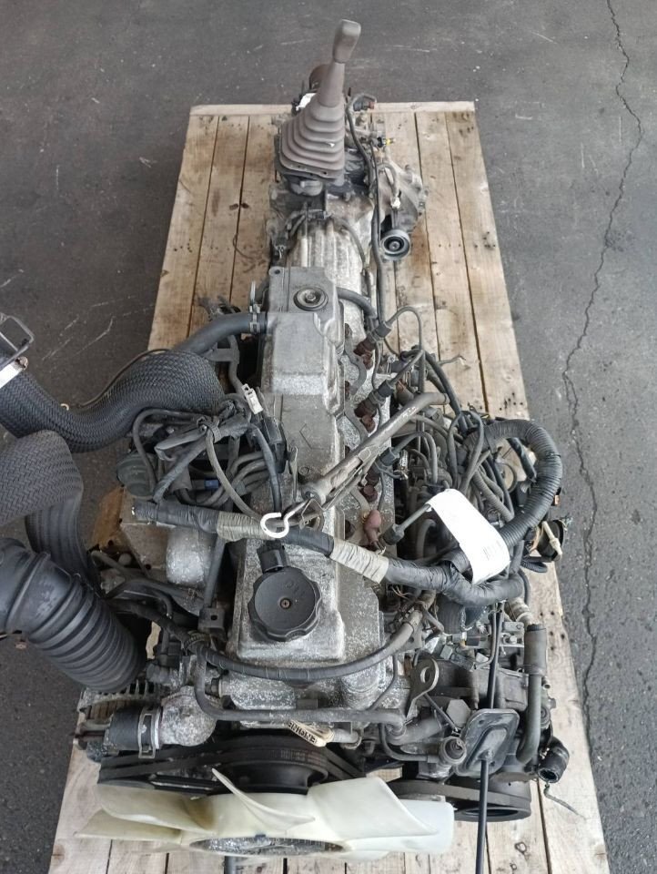 動画有り！ 三菱 PE8W デリカ スペースギア 4M40 エンジン トランスミッション 137,735KM
