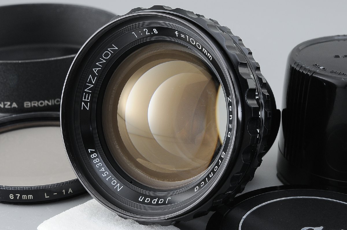 ブロニカ BRONICA ZENZANON 100mm F2.8 S2/EC用レンズ #12871