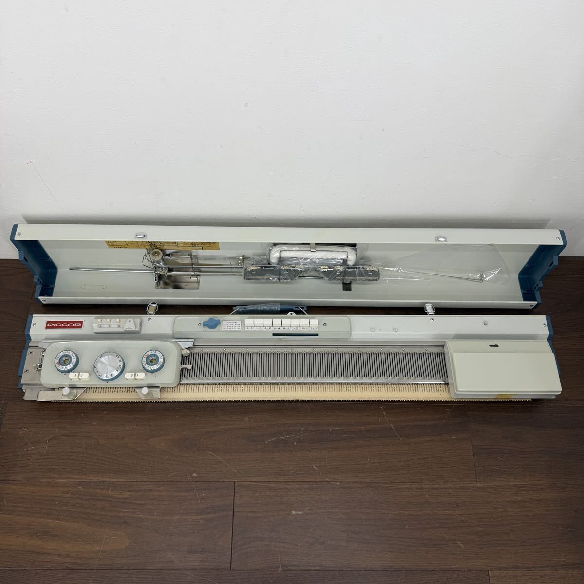FDK48 RICCAR リッカー RK-605 編み機 ピアノタッチ式 あみ機 手芸 裁縫 ハンドクラフト 現状品