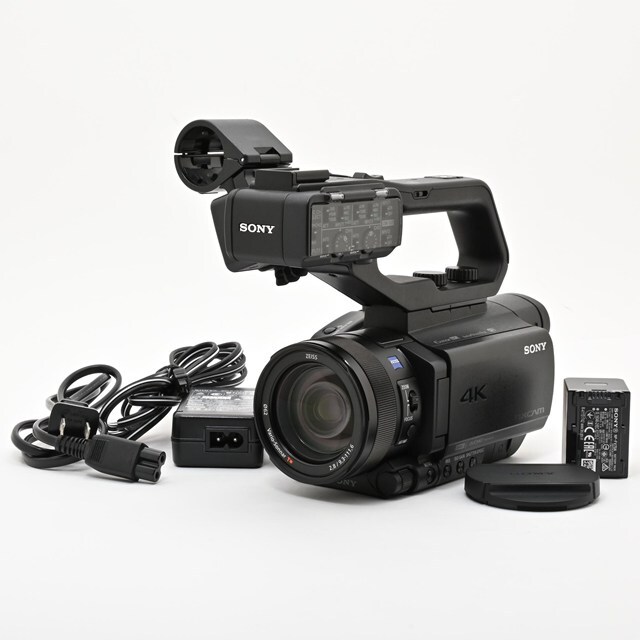 ＜美品＞ SONY HXR-NX80 NXCAM 業務用ビデオカメラ｜4K対応｜通電時間わずか380時間｜業務用カムコーダー