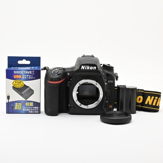 ＜美品＞ Nikon D750 ボディ｜シャッター数わずか600枚｜2432万画素 フルサイズ一眼レフカメラ｜高画質・高性能モデル