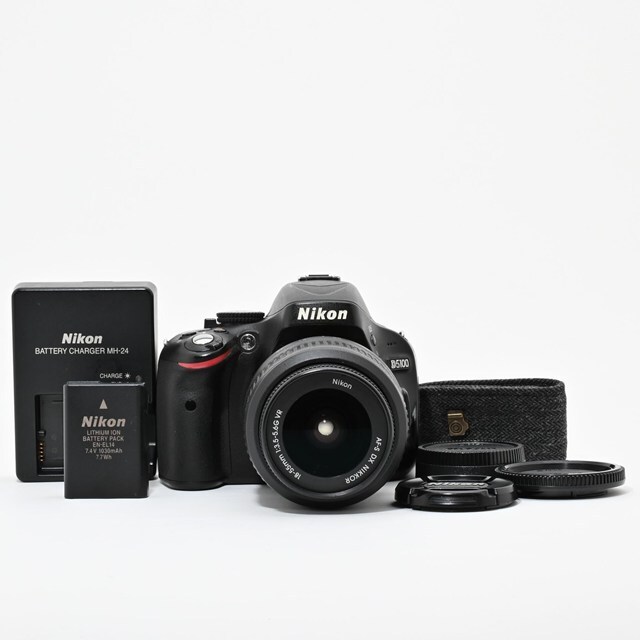 ＜並品＞ Nikon D5100 18-55VR レンズキット｜デジタル一眼レフ｜APS-C｜シャッター3,490枚｜液晶黄変あり