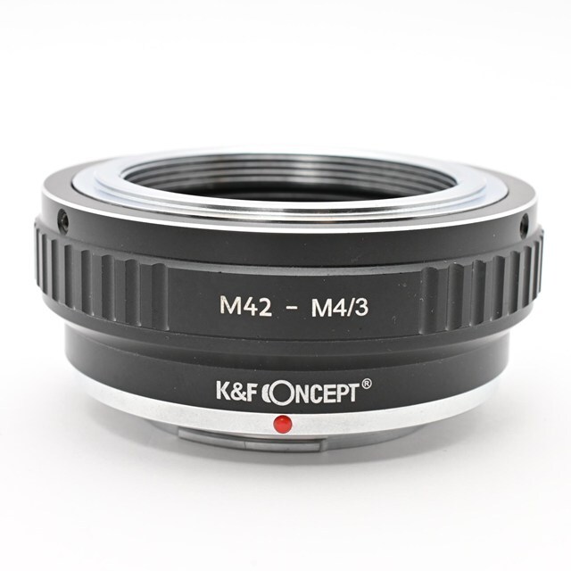 ＜美品＞ K&F CONCEPT マウントアダプター M42-M4/3 M42マウントレンズ マイクロフォーサーズ マウント 変換