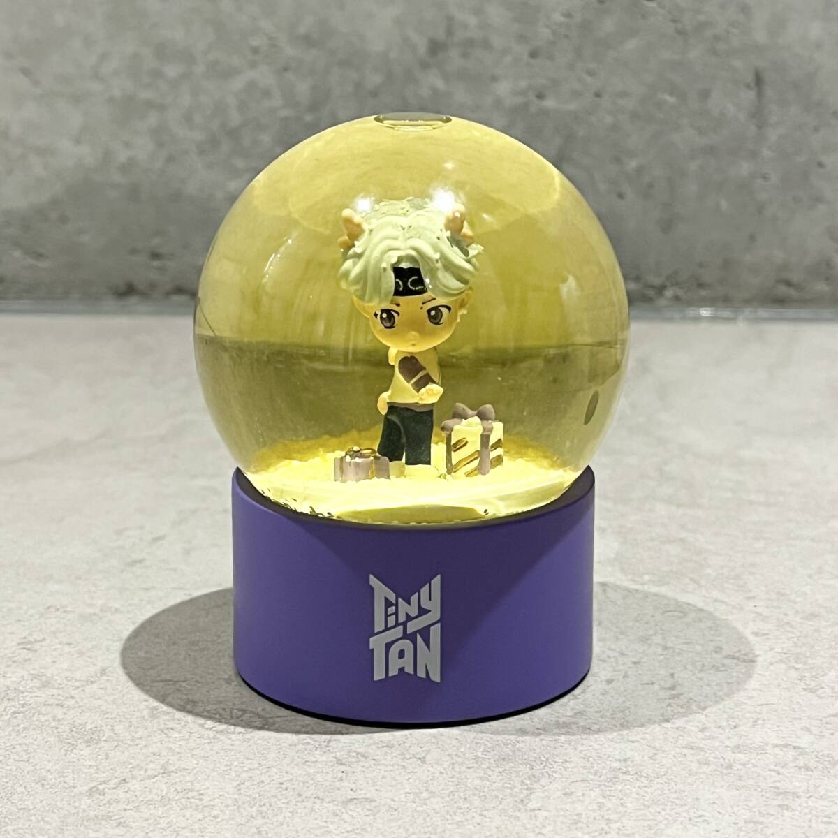 BTS Fortune Box SUGA シュガ TinyTAN タイニータン Purple Holidays スノードーム