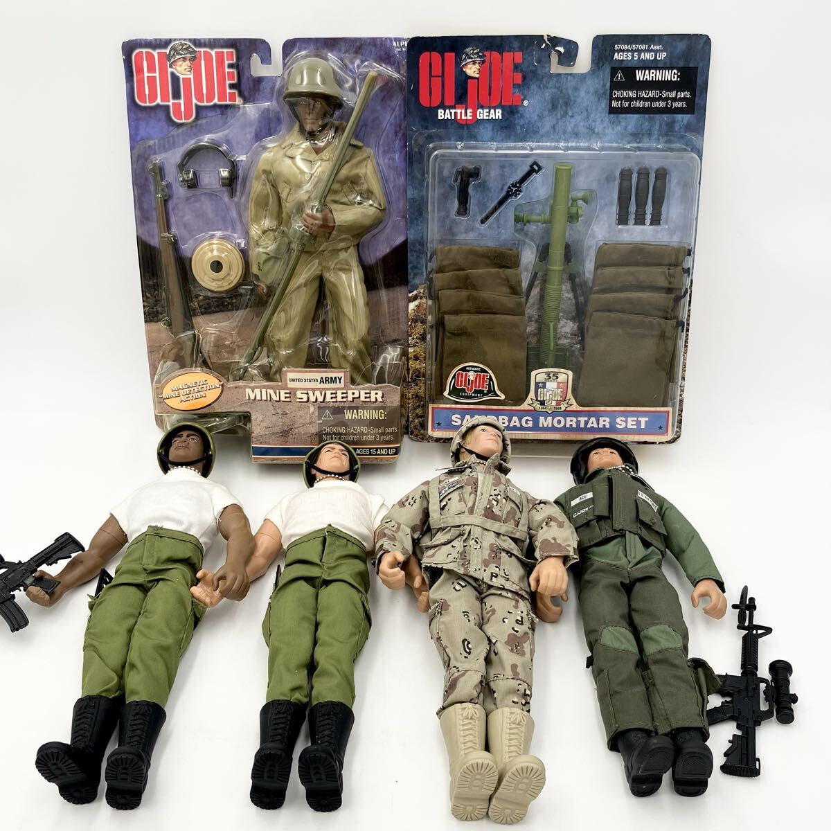 GI JOE GIジョー フィギュア ミリタリー ビンテージ 当時物 未開封保管品含む 中古品 ハズブロ まとめ売り