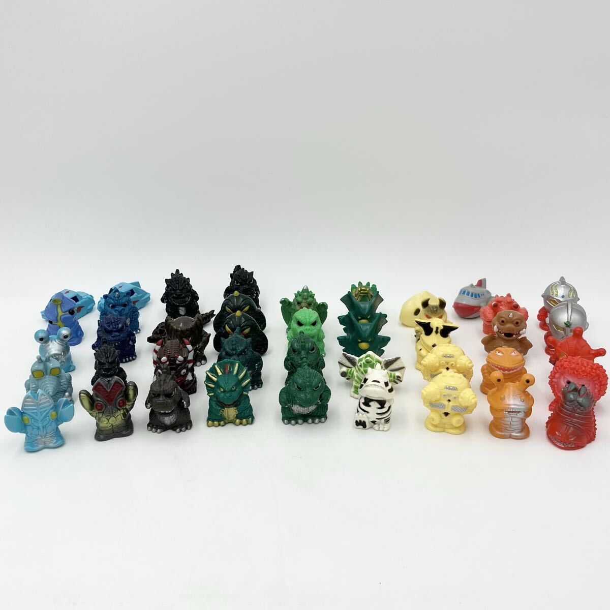指人形 まとめ ソフビ ゴジウルトラマン 総重量224g
