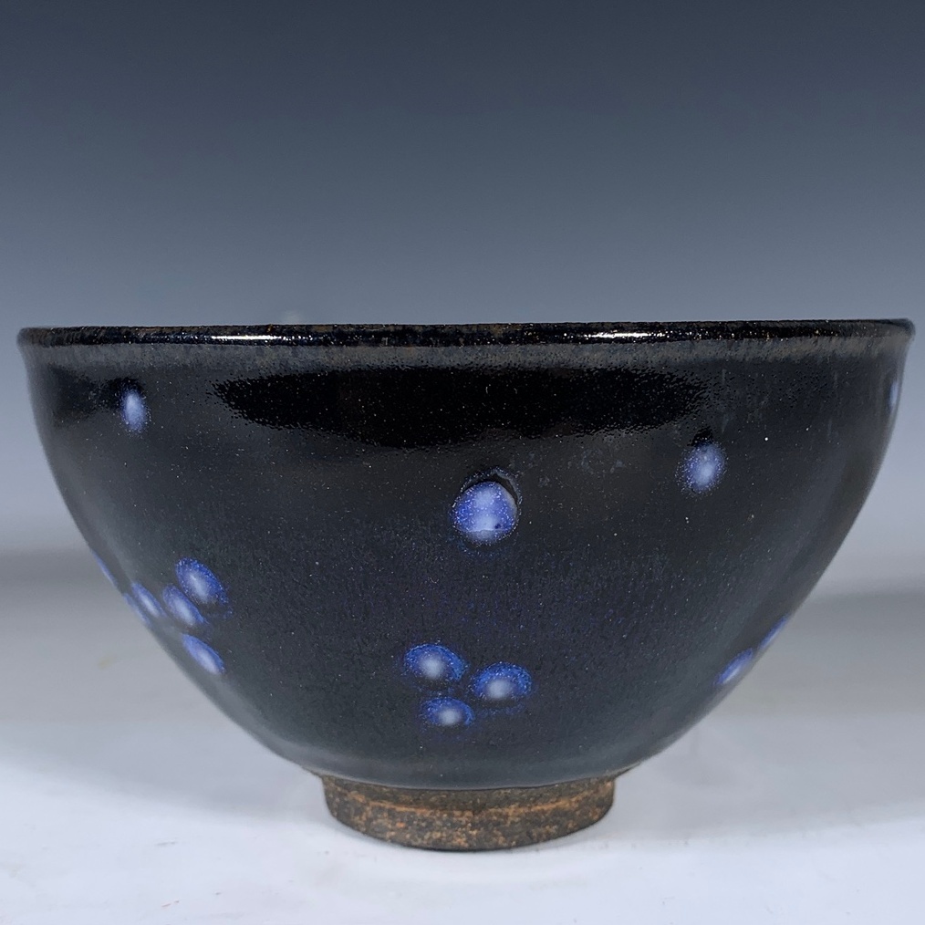 旧蔵 宋 建窯 曜変天目茶盞 供御銘 茶道具 中国古陶磁 古美術品 骨董品 中国古玩 古美味 WY0518